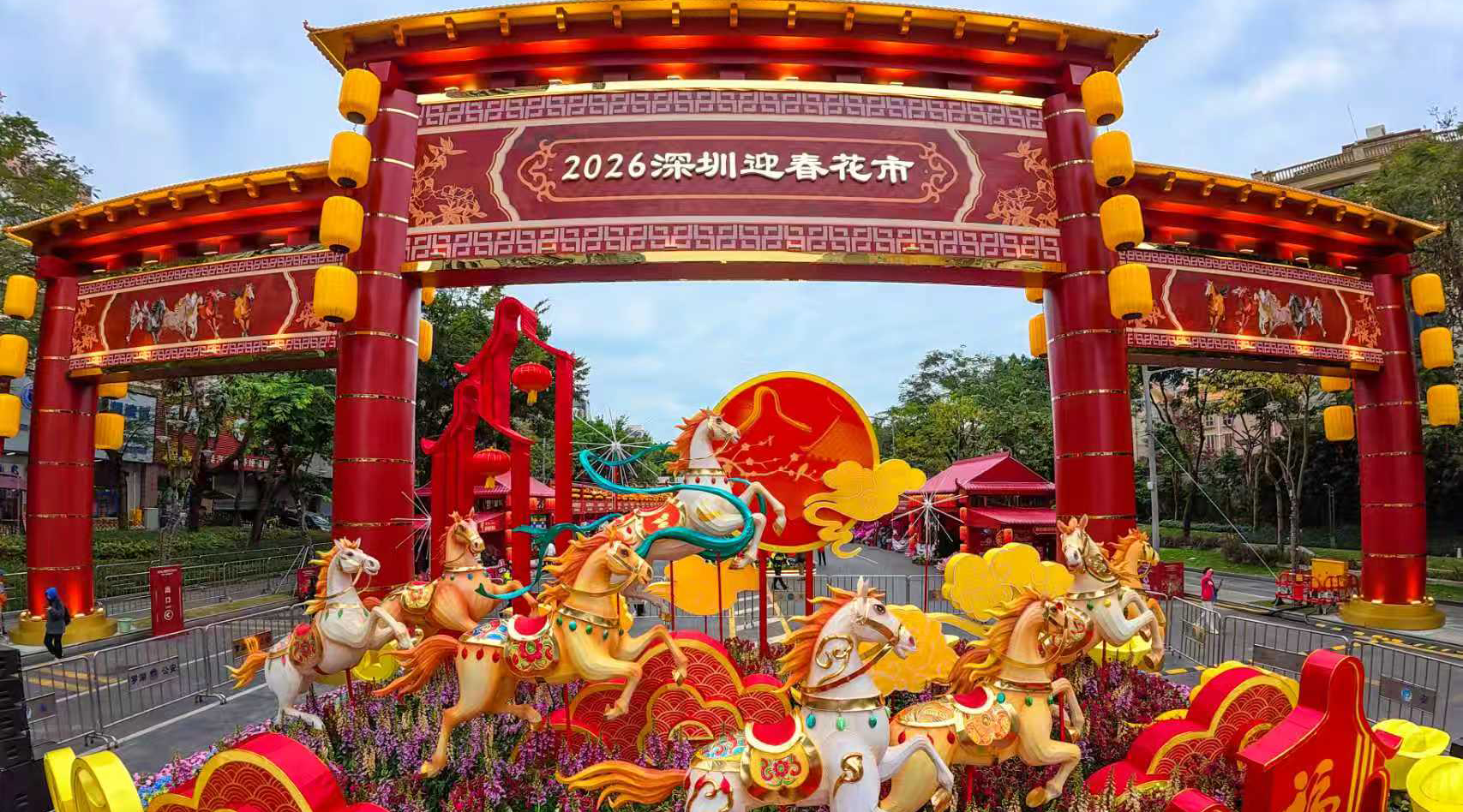 马迎新春，花绽罗湖——2026罗湖爱国路迎春花市盛大启幕！